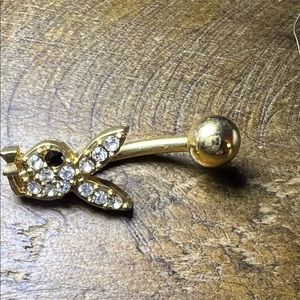 Playboy belly ring